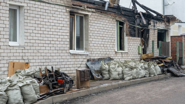 Professional Fire Damage Assessment technician working in Maiden Rock, WI